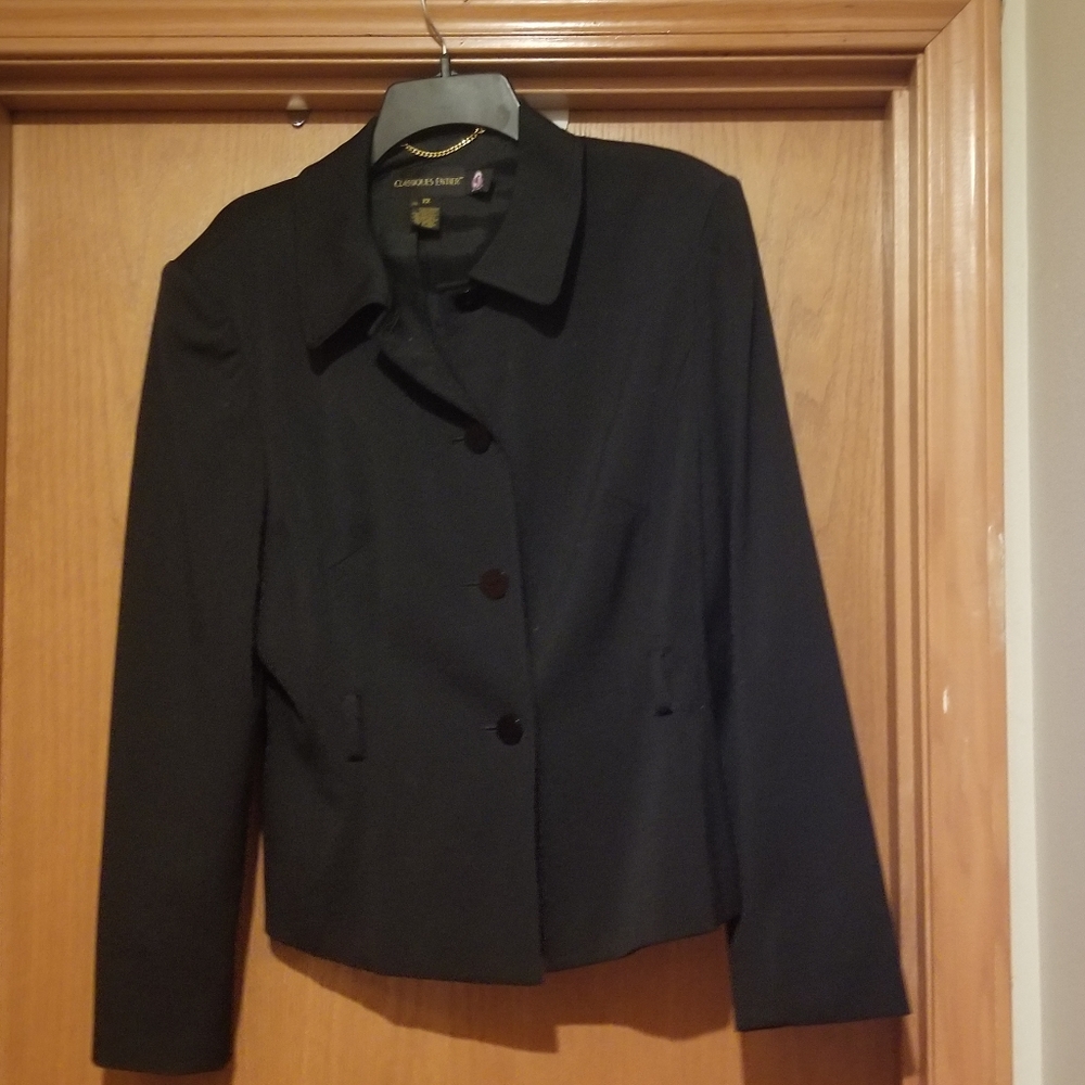 Vintage Classiques Entier Black Blazer Size 12